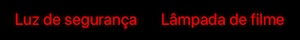 Luz de segurança Luz de segurança